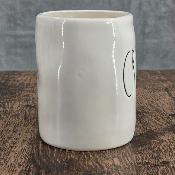 Rae Dunn CREATE LL Large Letter Mug Coffee Tea Cocoa Farmhouse Cream Black Big - Picture 5 of 7